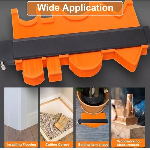 10 Inch Adjustable Duplicator Shape Contour Gauge Profile Ruler Tiling Laminate Tool with Lock. 25 CM. DIY Irregular Welding, Tracing, Woodwork, Construction & Handyman. Precise Measuring Tools 7 10 Inch Adjustable Duplicator Shape Contour Gauge Profile Ruler Tiling Laminate Tool with Lock. 25 CM. DIY Irregular Welding, Tracing, Woodwork, Construction & Handyman. Precise Measuring Tools - Image 7