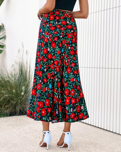 Image of BTFBM Satin Skirts for Women Trendy 2026 Summer Fall