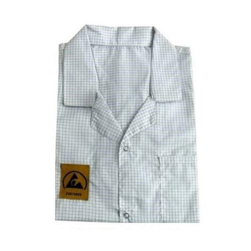 Sky-ESD Antistatic Apron (Blue) - Cleanroom Lab Coat - Unisex - 1 Piece, Size (XL, White)-image-19