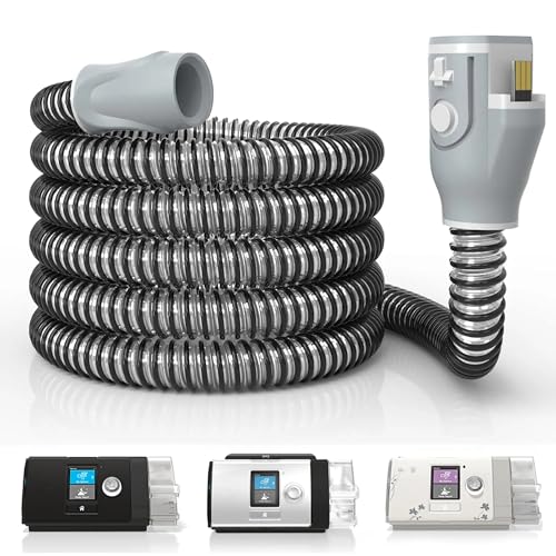 ZURNMED Climate-Line Air CPAP Hose Airsense 10 Tubing & AirCurve 10 (6.5 ft / 2 m) Premium CPAP Tubing Replacement Hoses Flexible Leak-Free - CPAP tubing for Restful Sleep (S10 Models Only)