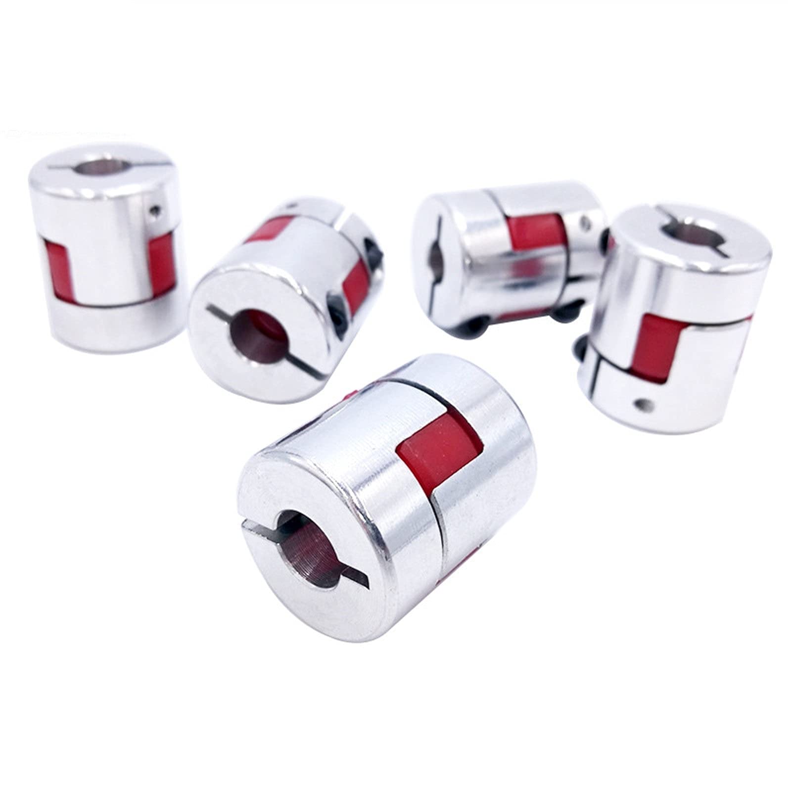 C. Kuppler D25L30 6.35/8 / 9,5/10/12mm for Schrittmotorwellenkupplung Flexible Backen Spide (Inner Diameter : 4x10mm)