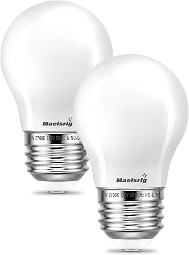 Bombilla LED para Electrodomésticos, Equivalente a 40W, Bombillas para Campana de Cocina, Blanco Cálido 2700K, 5W 500 Lúmenes, No Regulable, Base