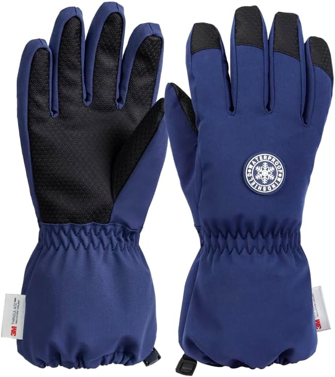 Guantes de esquí para niños, Guantes de Invierno para niños Guant...