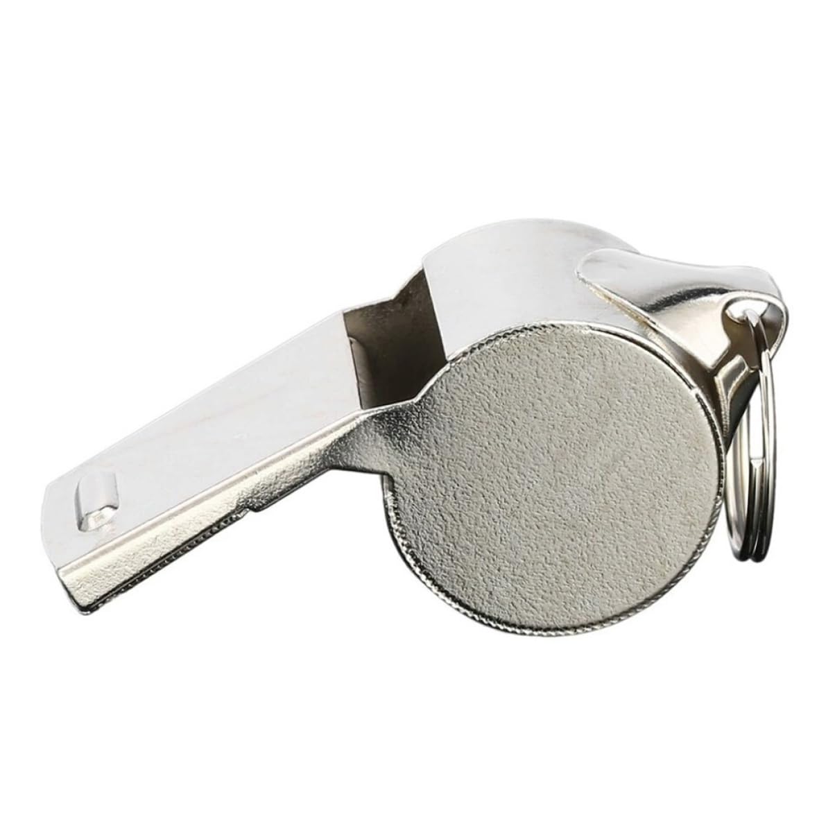 KOMBIUDA Metal Whistles for Pet Training Loud Survival Outdoor Whistles for Coaches Referees and Dog Training Silver Color for Football and Pet