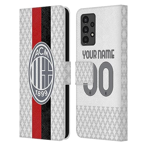 Coque Samsung Galaxy A13 AC Milan Away Kit étui cuir idéal pour les jours de match au stade