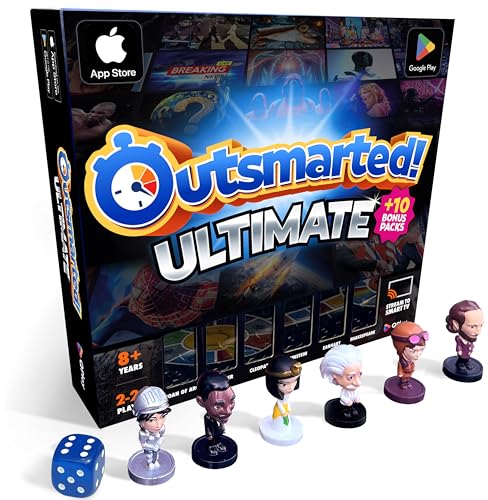 Outsmarted Ultimate Editie Incl. 10 Superleuke Extra Categorieën | Kinderen, Tieners & Volwassenen | Beleef Next-Level Spelavonden Met Vrienden & Familie | 2–24 Spelers | Leeftijd 8+ | 10.000+ Vragen