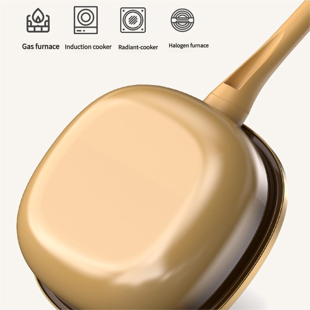 30 cm nieprzywierający garnek do gotowania ze stopu tytanu z pokrywką, patelnia o dużej pojemności, ergonomiczne uchwyty odporne na wysokie temperatury, zestaw woka do gotowania na parze (garnek +