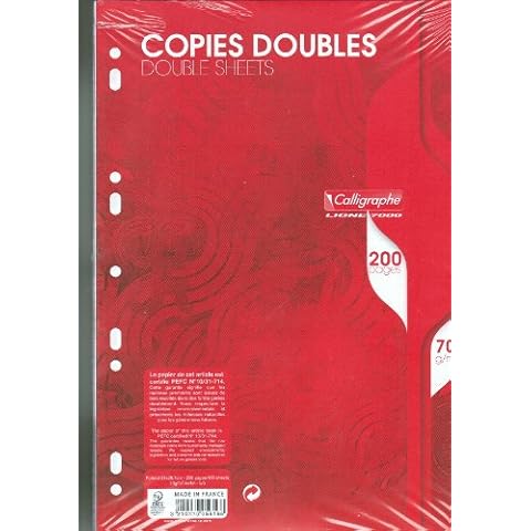 Copies doubles Calligraphe 7000 Cover
