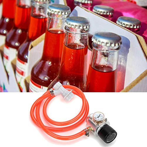 Mini regulador de plástico, 39,4 pol. 3/8-24UNF Thread CO2 Mini Regulador, Indústria para Tanques Gr