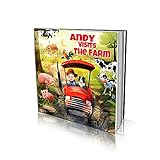 Personalized Storybooks by Dinkleboo -'Visits The Farm' - Your Child Joins Mr. Gray On A Trip Around...