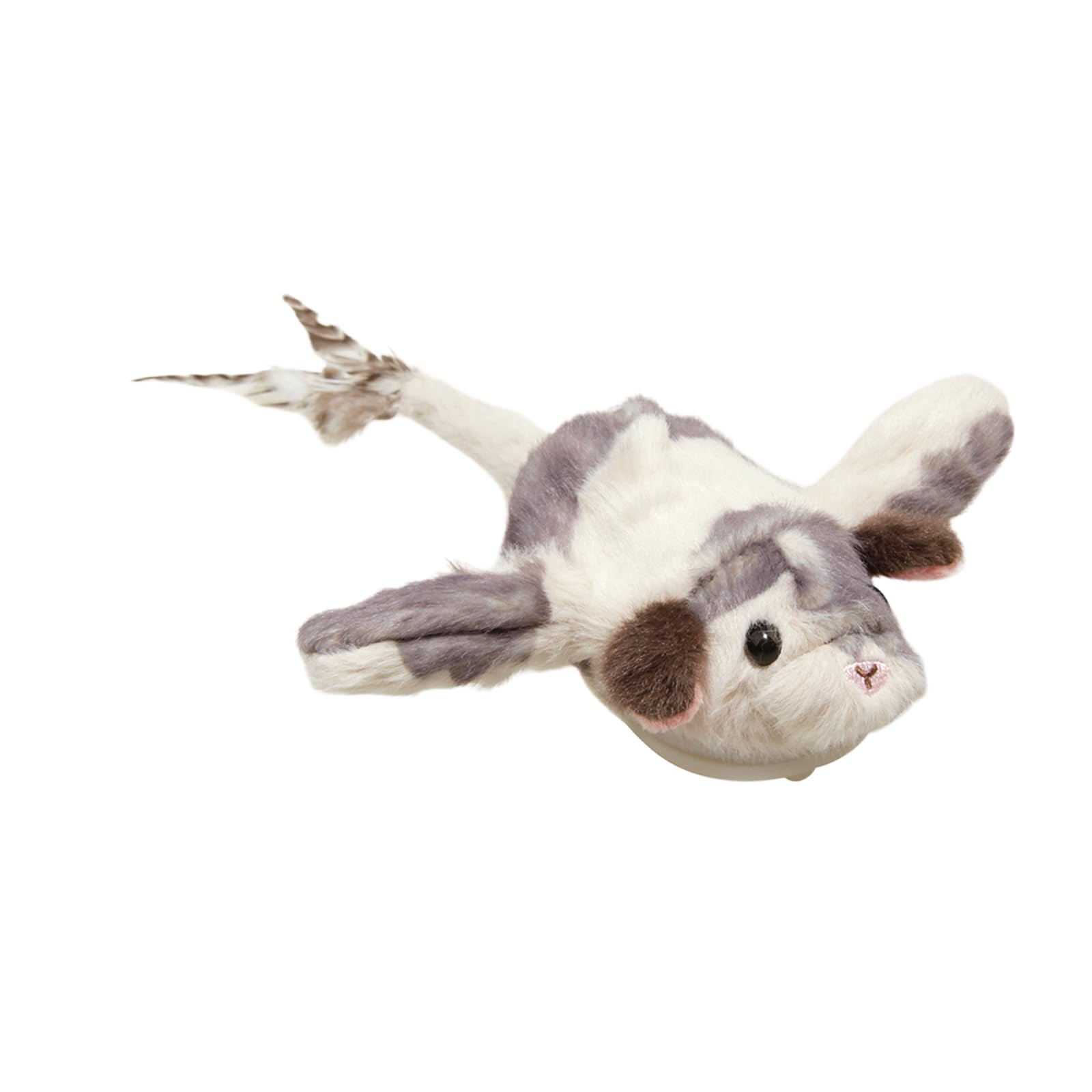 Coinvolgente giocattolo per gatti con ricarica USB e tessuto, D | Giocattolo per gatti ricaricabile tramite USB che trema e scricchiola per un divertimento senza fine, tessuto