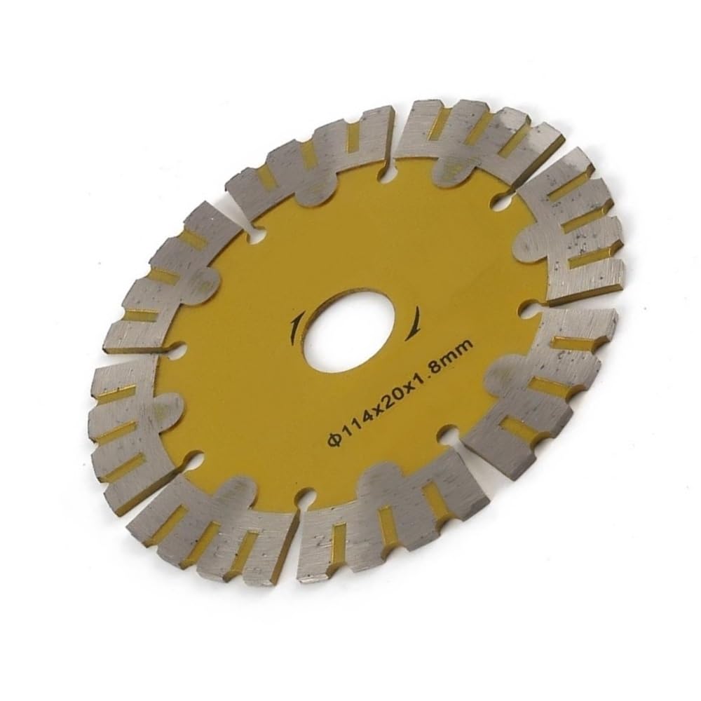 Diamentowe brzeszczoty do pił, 114 mm, diamentowa tarcza tnąca do betonu, kwarcu, marmuru, płytek ściennych, cięcia szczelinowego, 1 szt