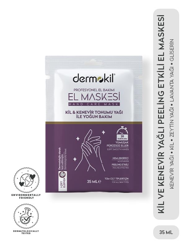 Dermokil Kilden Gelen Güzellik El Maskesi Nemlendirici Peeling Etkili
