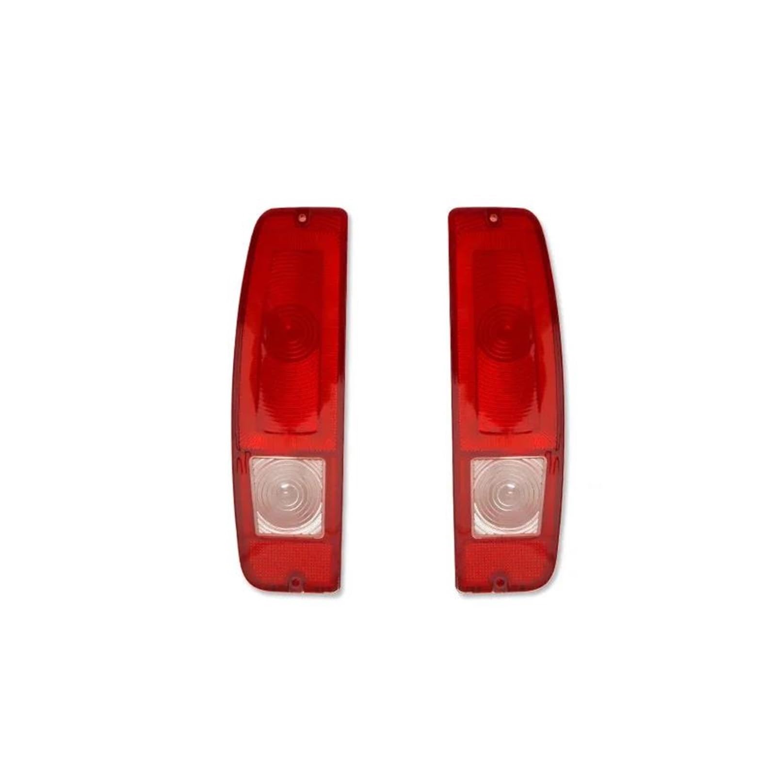 Retrovisor luces indicadoras Para Ford Para Bronco Styleside F100/250/350 CAMIÓN y Econoline E100/200/300 Cubiertas luces traseras coche Sin bombilla/casquillo Luz espejo retrovisor(Rojo)