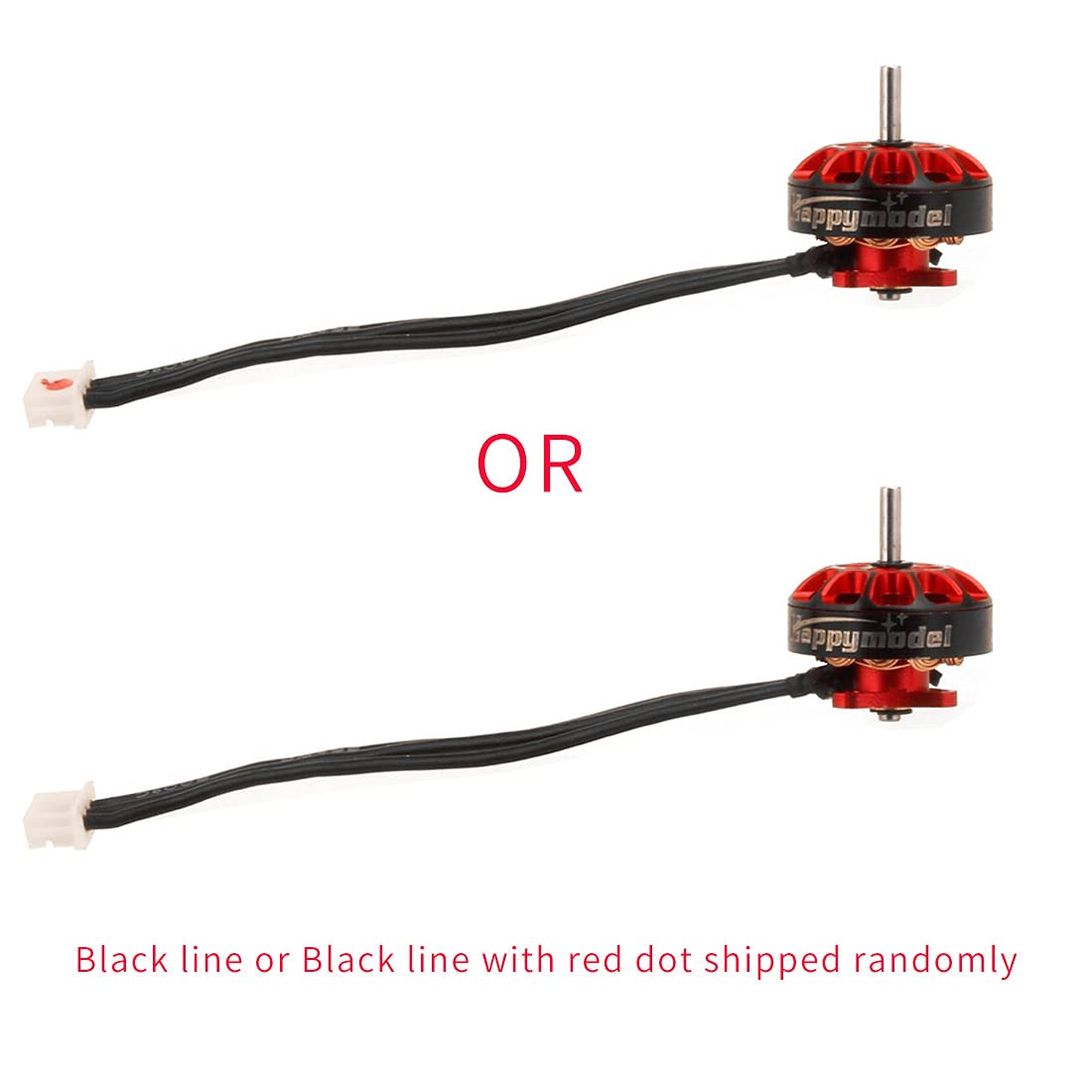 Happymodel EX1102 1102 8500KV 9000KV 10000KV 13500KV Mobula7 HD Sailfly-X Brushless Motors CW CCW for 2s-3s 75mm-85mm Whoops DIY FPV Drone Quadcopter (1mm 9000KV,2CW+2CCW)
