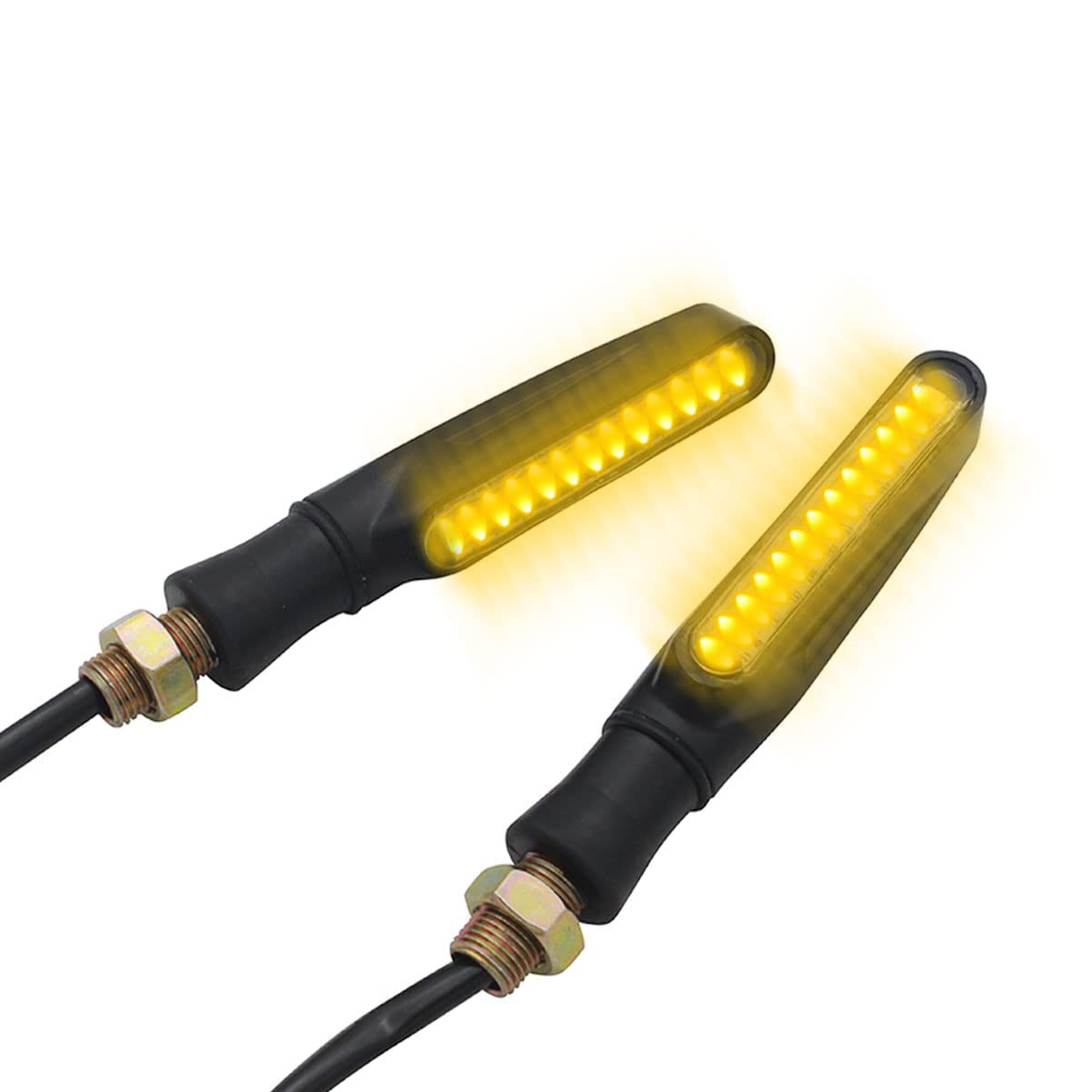 semspeed HON-DA Monkey 125 Monkey 125 Flowing Amber LED Grille Lamp License Lamp Plus Cornering Lamp Flowing Steering Lamp Flash Indicator Signal Waterproof