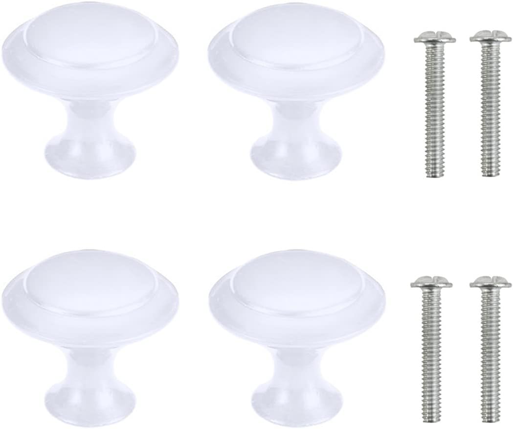 Yesmin 4 Piece Door Knobs,Cupboard Drawer Door Knob for Kitchen