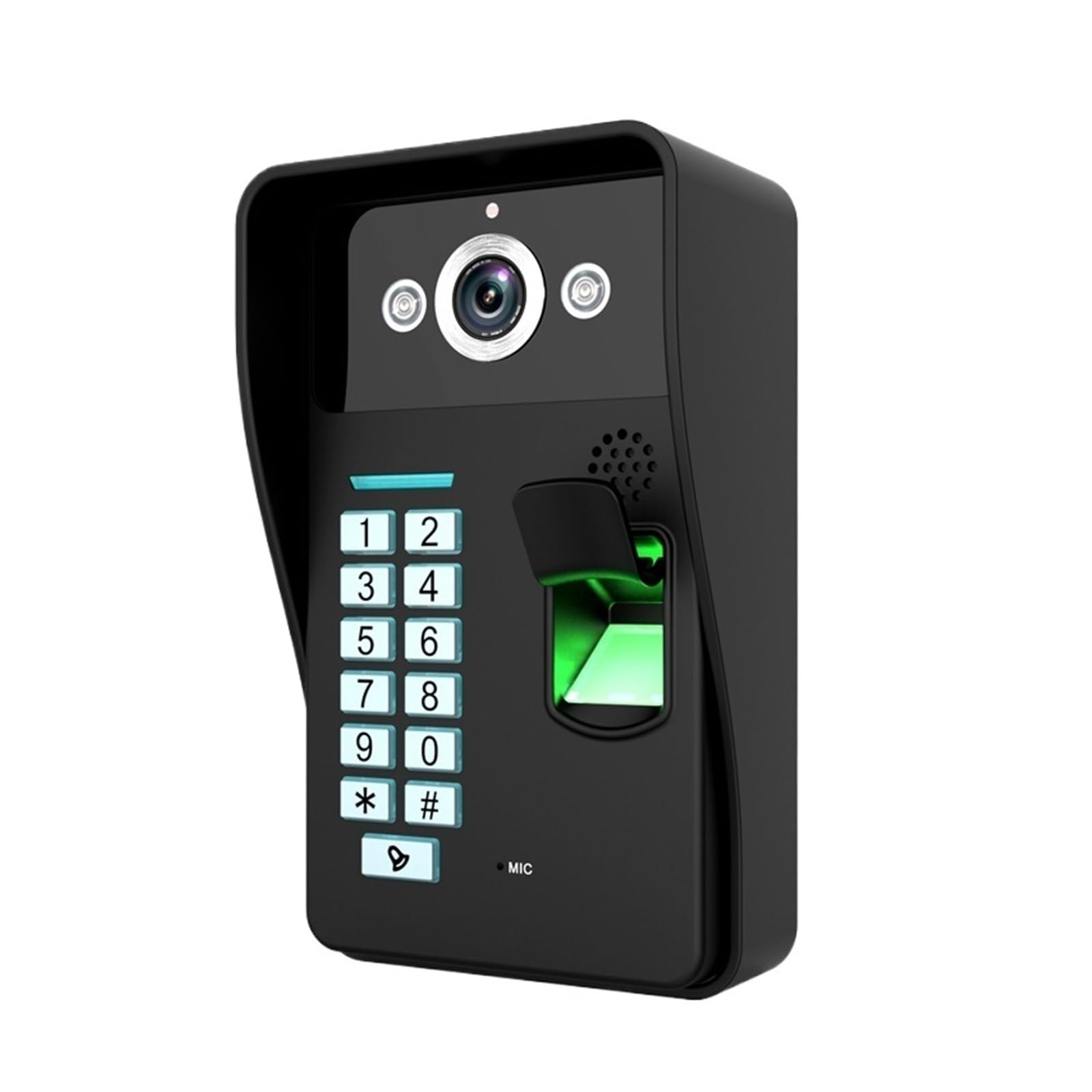 HVSYVVSRL Fingerprint Recognition RFID Password Video Door Phone Intercom Doorbell Two Way Audio