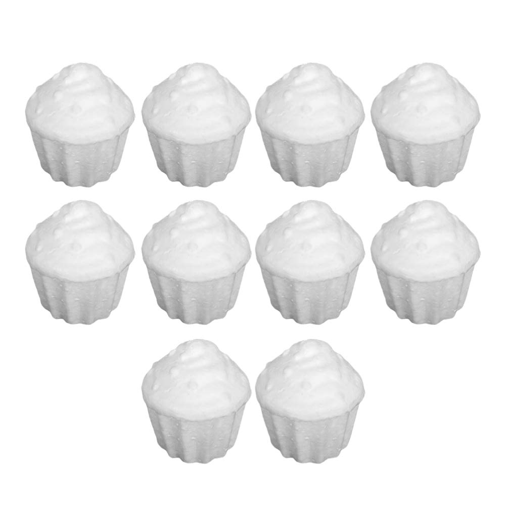 White Foam Cake Model 10pcs DIY Craft for Children