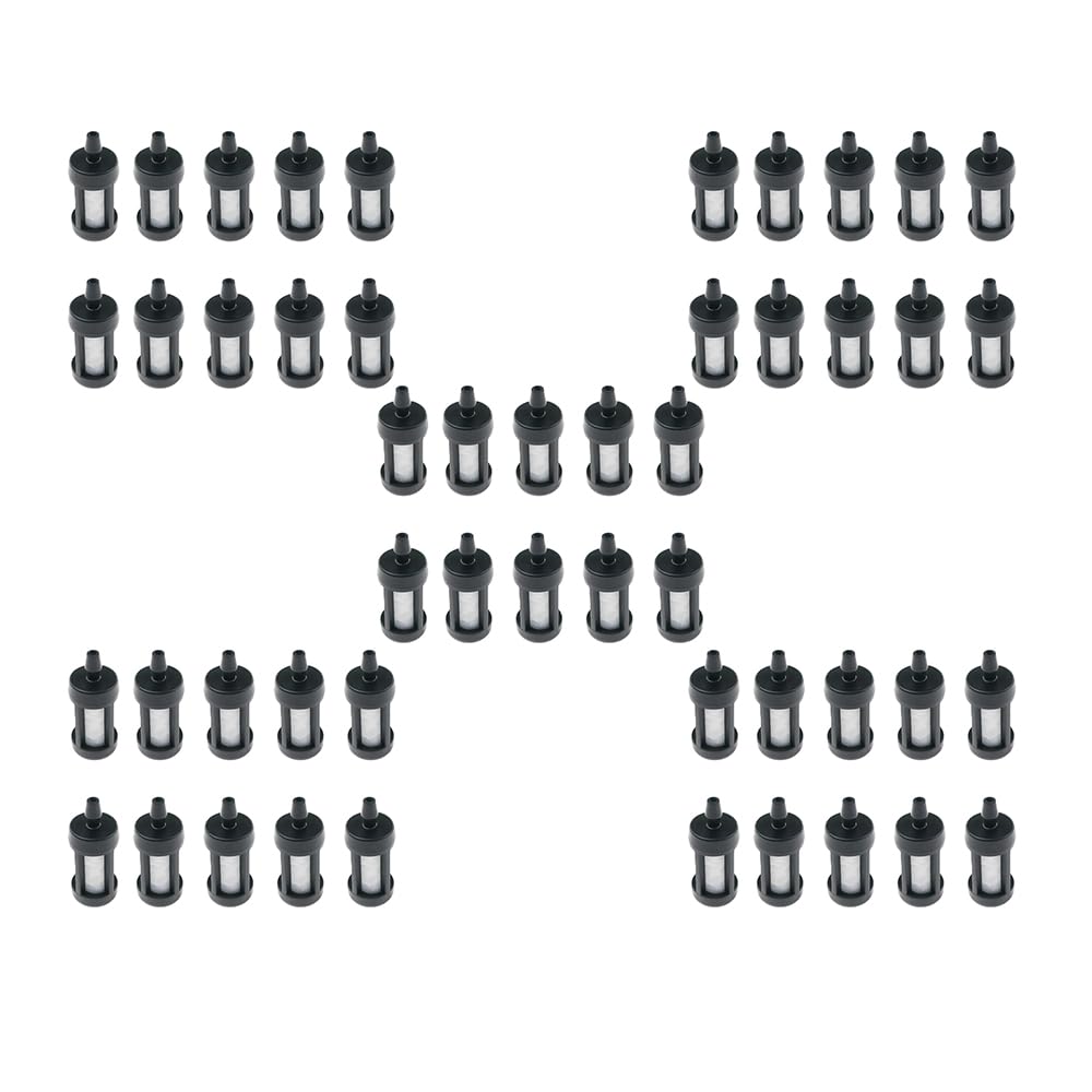 50 filtros de Combustible compatibles con Motosierra Stihl, Sierra desbrozadora, cortadora de Disco 0000, 350, 3500, 3504, 3515