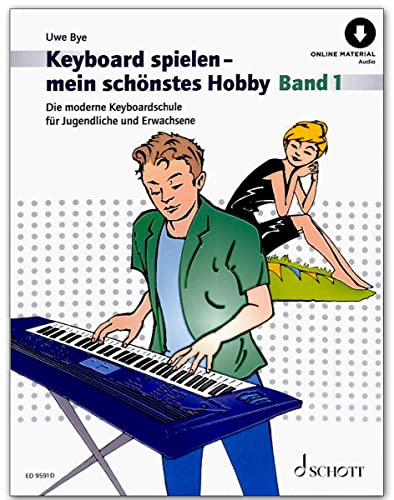 Clavier jouer Mein SCHOENSTES HOBBY recueil de partitions arrangées pour clavier avec CD audio