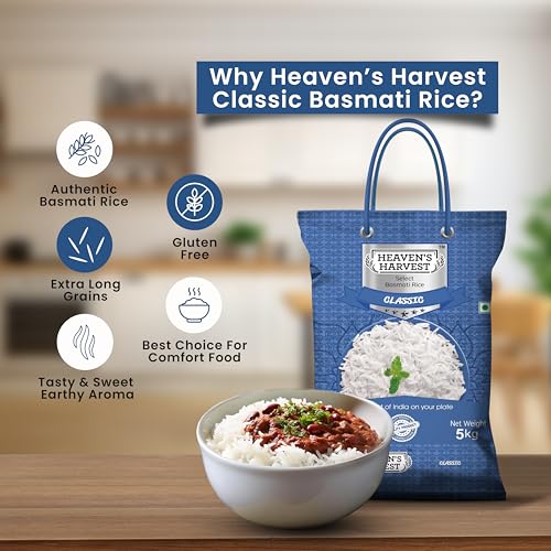Image of Heaven's Harvest Select Classic Basmati Rice | 5 KG