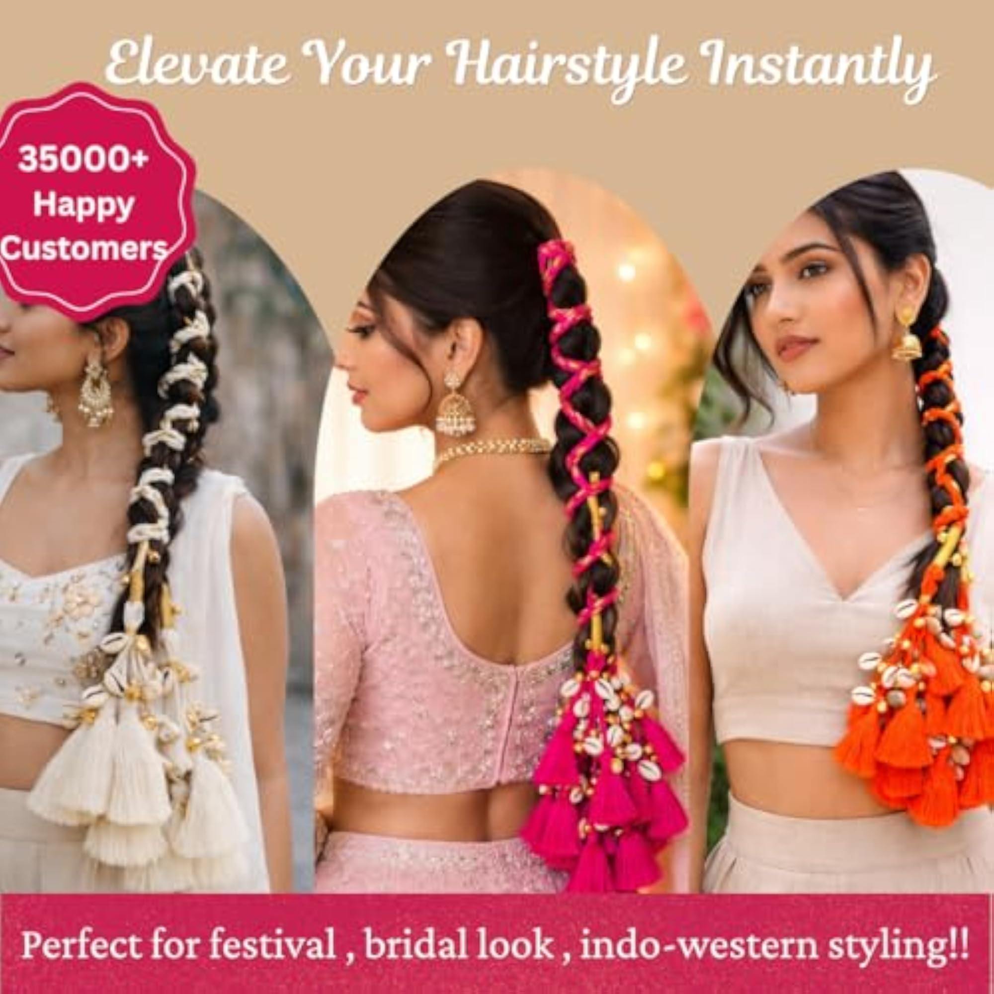 Handmade Boho Paranda Hair Accessory for Women
