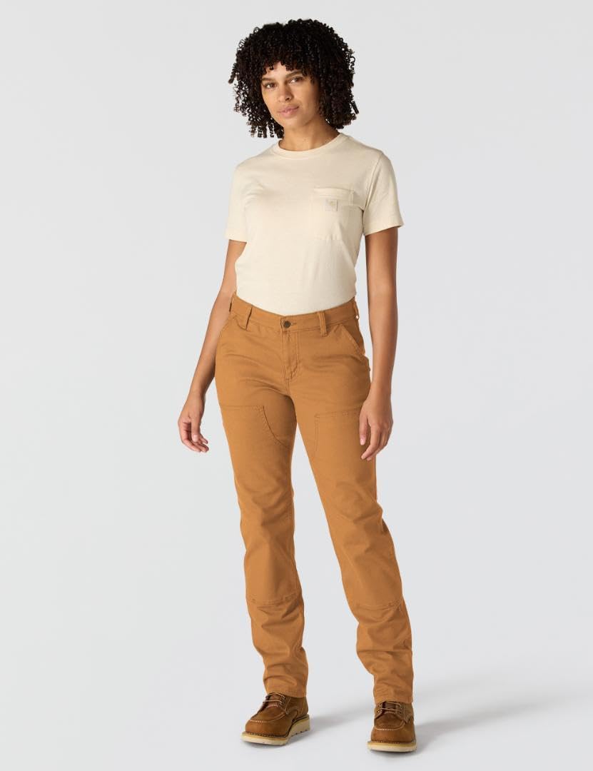 Carhartt Womens Rugged Flex Relaxed Fit Canvas Double-Front Pant - Image 3