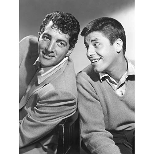 Vintage Comedians Dean Martin Jerry Lewis Smile Large Art Print Poster Wall Decor 18x24 inch