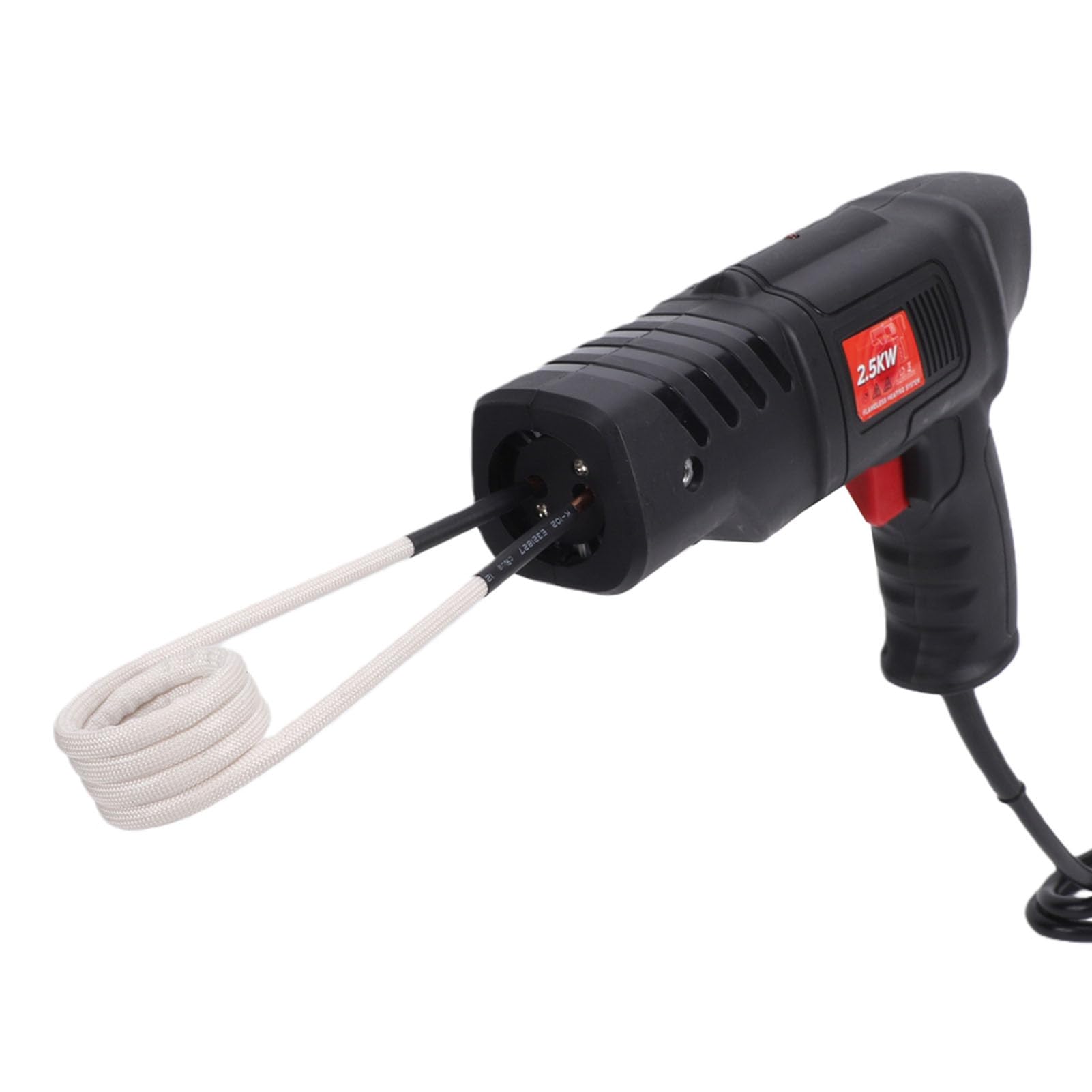 Zunate Nagrzewnica Indukcyjna 2500 W, Magnetyczne Narzędzie do Nagrzewania Indukcyjnego z 4 Cewkami, Szybkie Nagrzewanie 25 S do Napraw Mechanicznych Samochodów, Usuwanie Zardzewiałych śrub (ABS)