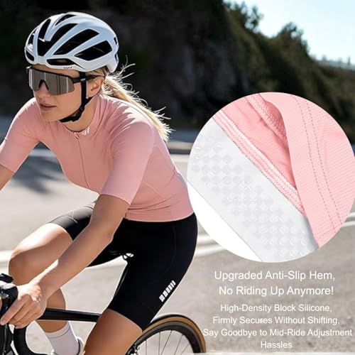 Wulibike Women Cycling Jersey Pink