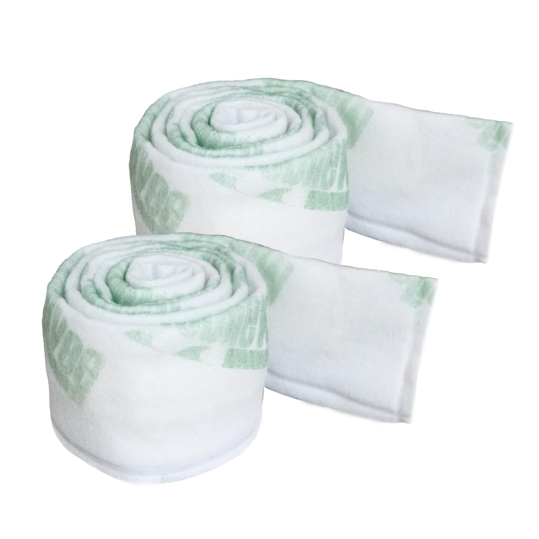 AquaShield Powered by Mobilevee - Extra-Long Water Absorbent Barrier 72"x4" - 2 Pack for Flood Protection, Spill Response, and Leak Containment