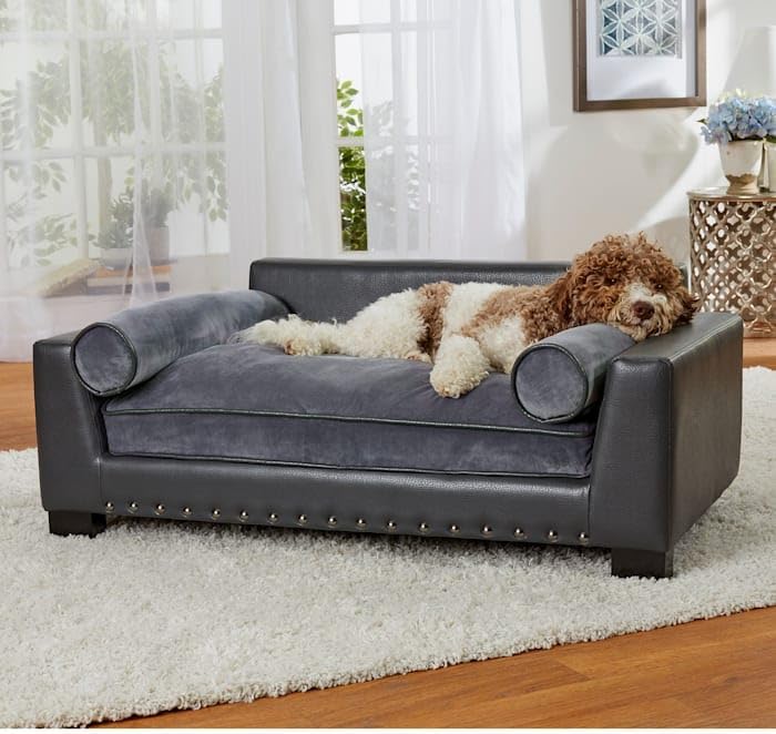 Enchanted Home Pet Skylar Sofa, Dark Grey