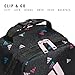 adidas Santiago Lunch Bag Cooler for Women and Men, Insulated Food Container Box with Mesh Pocket, 3 Bar Toss Black-Clear Pink/Black/Clear Pink/3.0, One Size