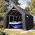 KING BIRD 13' x 20' Heavy Duty Carport Anti-Snow Carport Outdoor Storage Shelter Shed Instant Garage Car Canopy with Reinforced Ground Bars