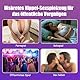 Nippelklemmen BDSMS APP Fernbedienung Brustmassagegeräte Vibratoren - Bruststimulatoren Nippel Sexspielzeug mit 9 Vibrationsmodi Nipple Clamps Sex Spielzeug für Frauen und Paare