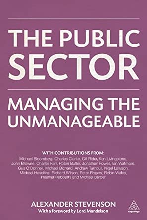 The Public Sector: Managing the Unmanageable Re-issue Edition book cover