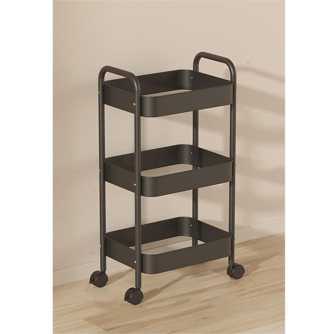Amazon.co.jp: [SDS] キッチンワゴン キャスター付き 3段 スリム