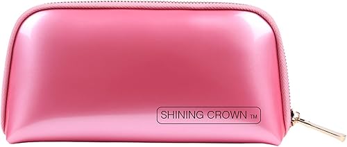 SHINING Crown by EMILYSTORES - Bolsa de maquillaje portátil multifuncional para viajes, bolsa de cosméticos para almacenamiento, artículos de
