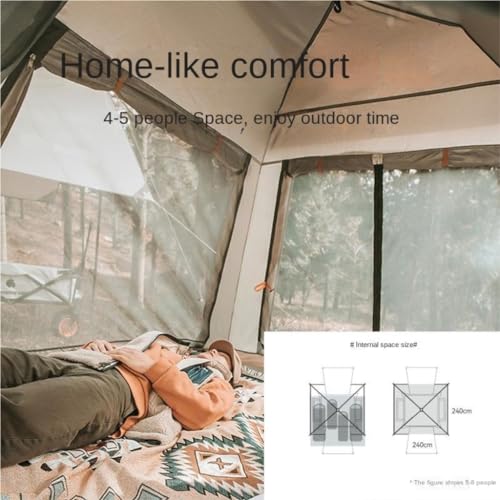 Carpa ligera automática para camping al aire libre miniatura 3