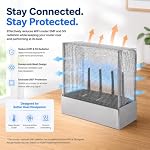 Housse de routeur WiFi grande, environ 90 % des EMF de routeur WiFi et 5G sont bloqués | Housse de routeur Wi-Fi pour protection, cage de Faraday EMF pour routeurs WiFi