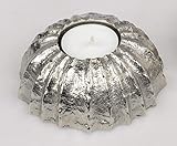 formano engel teelicht  formano Teelichthalter Linien D. 10cm aus Aluminium Silber WA
