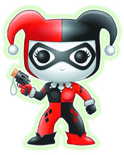 Funko Pop Heroes: Harley Quinn Glow-In-The-Dark Vinyl Figure