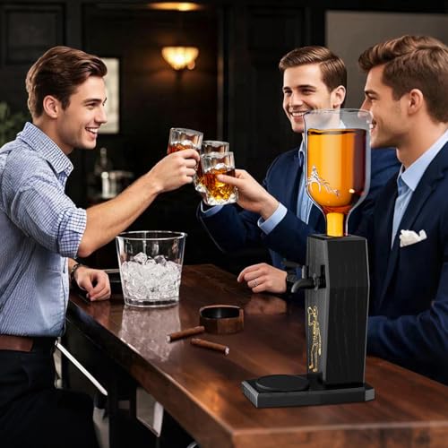 Leakproof Ash Wood Whiskey Liquor Dispenser,Novelty Alcohol Dispenser for Bourbon,Vodka, W - image 8