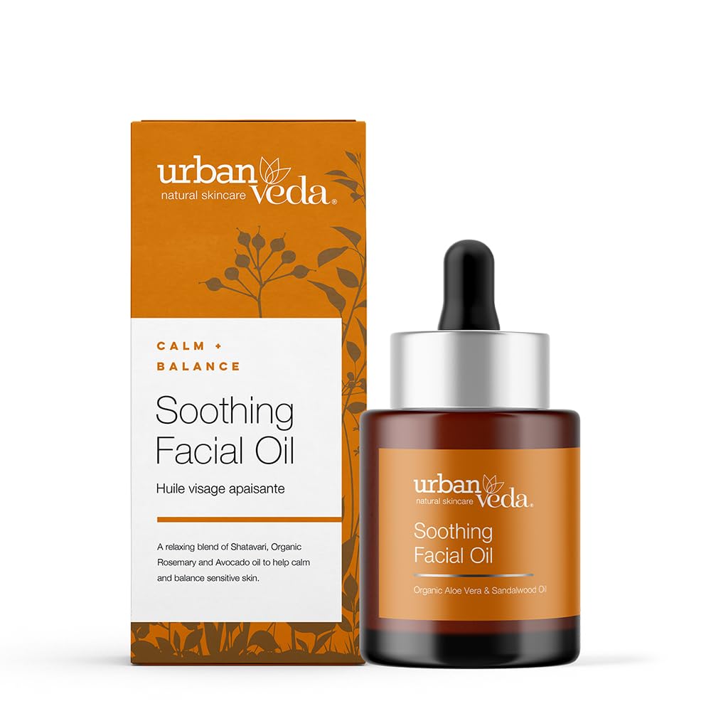 Soothing Facial Oil | For Dry, Sensitive and Mature Skin | Avocado oil & Rosehip Oil for face |Calming, Nourishing & Brightening | Natural Face oil with Bio Oil | Vitamin A Oil | 30 ML