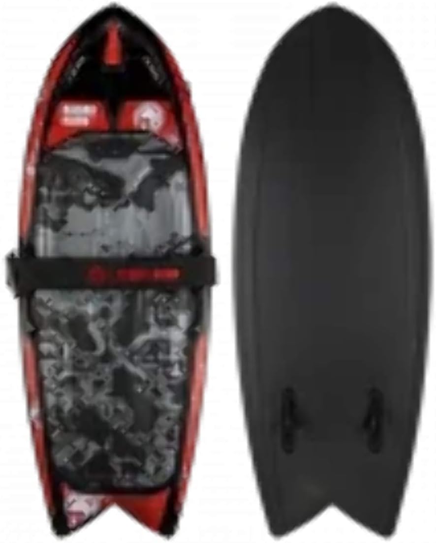 Radar Skis Hawk Kneeboard - Black-Red