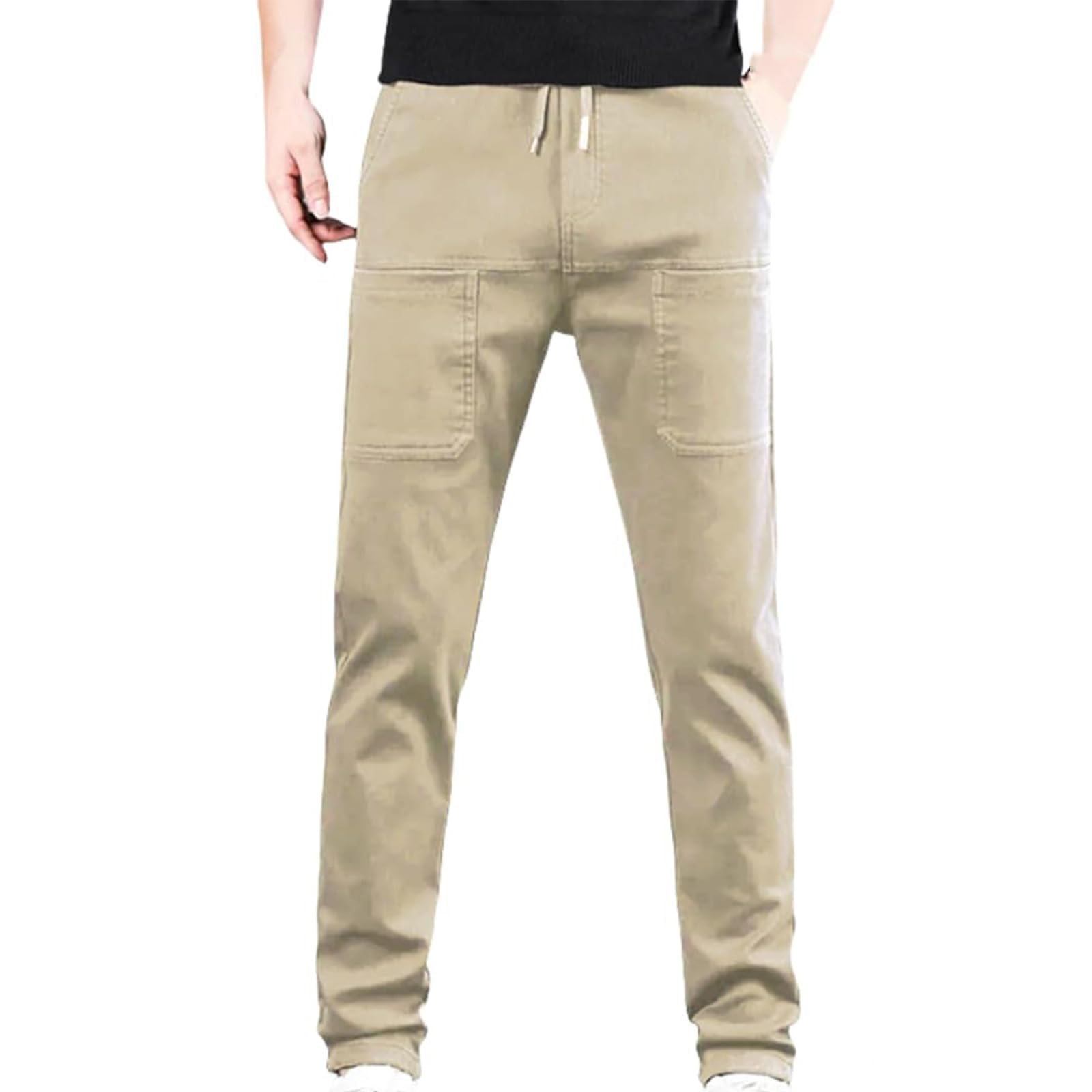Amazon.com: Manzera Stretch Cargo Pants,High Stretch Multi-Pocket