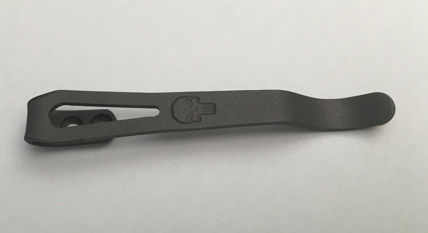 Titanium Deep Carry Pocket Clip for Zero Tolerance ZT0808 ZT808 ZT0550 ZT0450 ZT0560 ZT0561 Knife
