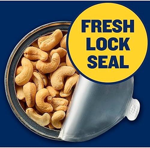 PLANTERS Deluxe Lightly Salted Cashews, Plant Based Protein, 18.25Oz (1 Ct)