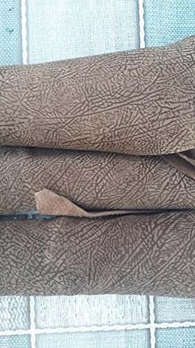 1 kg calidad italiano chatarra/Off Cuts/piezas único nobuck una apariencia Natural.